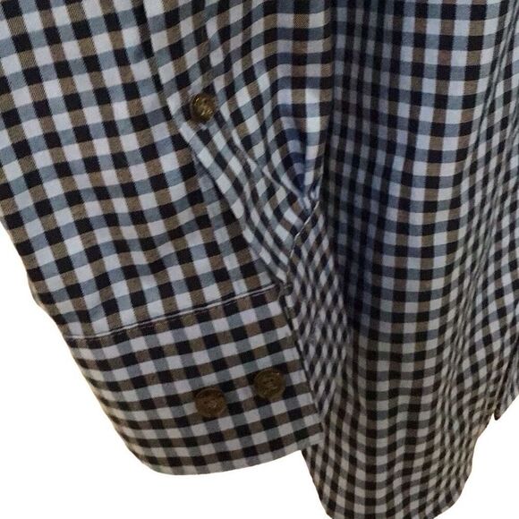 Men’s Shirt, Kenneth Cole Reaction Mens Shirt, size L, 16-16.5 32/33, Blue and B - Picture 4 of 6